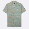 Chemise Manches Courtes Vert Clair -Urbain Soldes prod 33011 vimy chemise coton vert 687x687 c