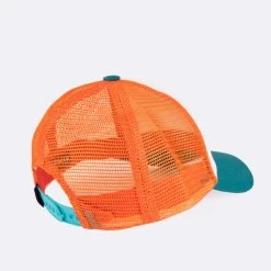 Casquette Turquoise & Terracotta -Urbain Soldes prod 33073 cap casquette coton polyester bleu rouge 687x687 c