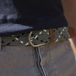 Ceinture Vert D'eau & Bleue 10 Ceinture Vert D'eau & Bleue -Urbain Soldes prod 33106 belt ceinture polyester recycle elasthanne vert bleu 687x687 c