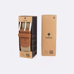 Ceinture Beige & Vert D'eau -Urbain Soldes prod 33135 belt ceinture polyester recycle elasthanne beige vert 687x687 c