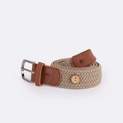 Ceinture Beige & Vert D'eau