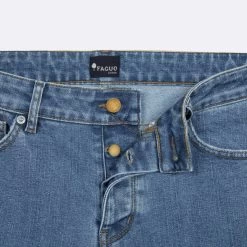 Jean Light Denim Coupe Slim -Urbain Soldes prod 33181 jean light denim vegan coton polyester denim 687x687 c