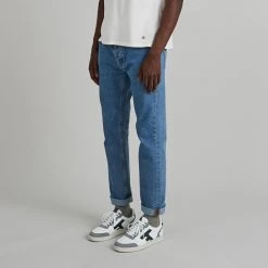 Jean Light Denim Coupe Slim -Urbain Soldes prod 33185 jean light denim vegan coton polyester denim 687x687 c