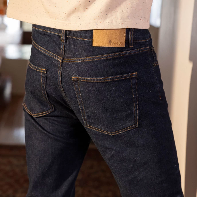 Jean Denim Brut Coupe Slim 4 Jean Denim Brut Coupe Slim – Image 2