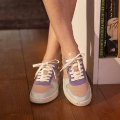 Baskets Rose & Menthe -Urbain Soldes prod 33230 alder baskets cuir rose violet 687x687 c