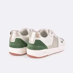 Baskets Kaki & Dorée 13 Baskets Kaki & Dorée -Urbain Soldes prod 33237 ceiba baskets cuir vert dore 687x687 c