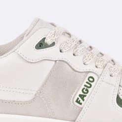 Baskets Kaki & Dorée 15 Baskets Kaki & Dorée -Urbain Soldes prod 33238 ceiba baskets cuir vert dore 687x687 c