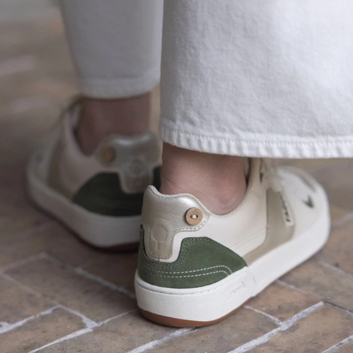 Baskets Kaki & Dorée 6 Baskets Kaki & Dorée – Image 4