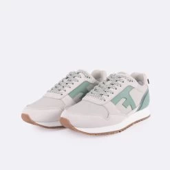 Runnings écrue & Vert D'eau -Urbain Soldes prod 33248 elm runnings cuir ecru vert 687x687 c