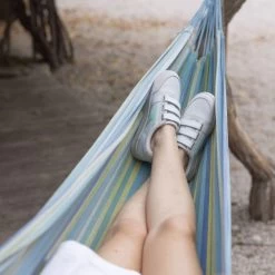 Baskets Blanches & Vert D'eau 11 Baskets Blanches & Vert D'eau -Urbain Soldes prod 33315 hazel velcro baskets cuir blanc mint 687x687 c