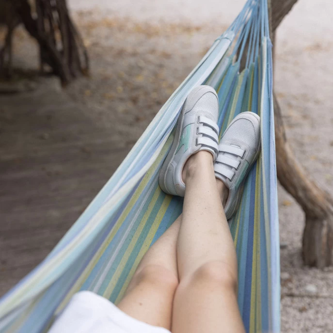 Baskets Blanches & Vert D'eau 5 Baskets Blanches & Vert D'eau – Image 3