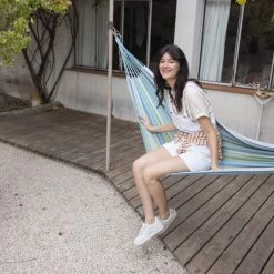 Baskets Blanches & Vert D'eau 12 Baskets Blanches & Vert D'eau -Urbain Soldes prod 33316 hazel velcro baskets cuir blanc mint 687x687 c