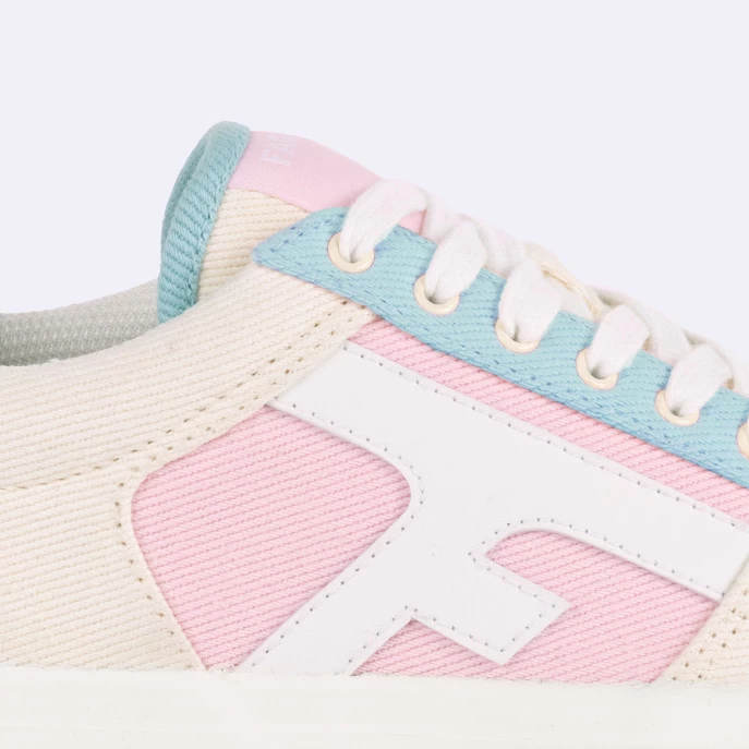 Tennis écrue, Rose & Bleue Vegan 9 Tennis écrue, Rose & Bleue Vegan – Image 7