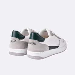 Baskets Blanche & Verte -Urbain Soldes prod 33396 alder baskets cuir blanc vert 687x687 c