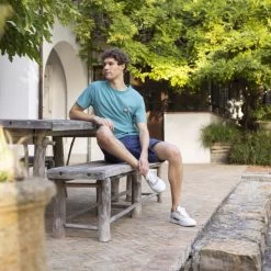 Baskets Blanche & Verte -Urbain Soldes prod 33402 alder baskets cuir blanc vert 687x687 c