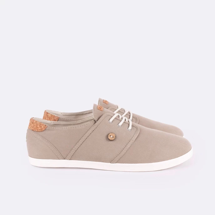 Tennis Beige Foncé Vegan 3 Tennis Beige Foncé Vegan
