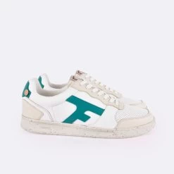 Baskets Blanche & Turquoise
