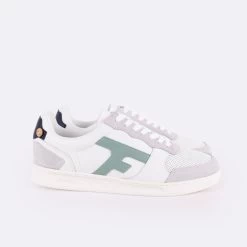 Baskets Blanche & Vert D'eau