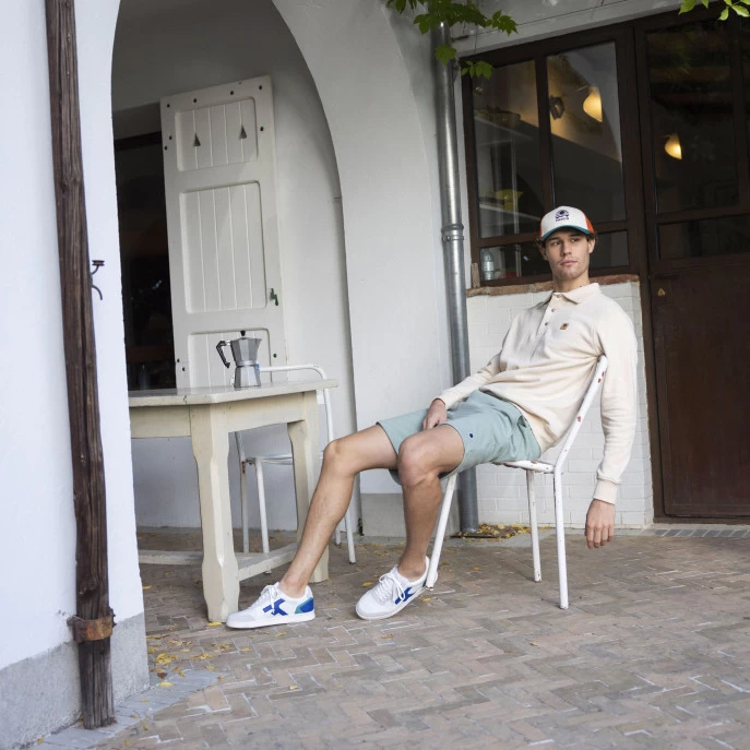 Baskets Blanches & Bleues Indigo 6 Baskets Blanches & Bleues Indigo – Image 4