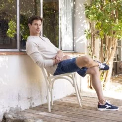 Baskets Marine & Rouge 11 Baskets Marine & Rouge -Urbain Soldes prod 33600 hazel baskets cuir bleu rouge 687x687 c