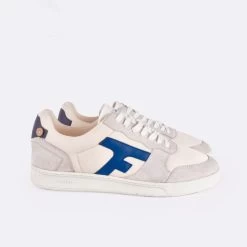 Baskets écrue & Bleue