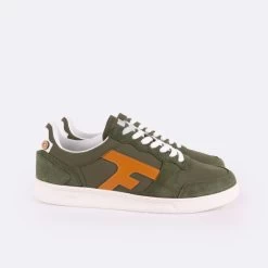 Baskets Kaki & Orange