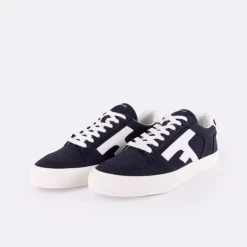 Tennis Bleu Marine Vegan 11 Tennis Bleu Marine Vegan -Urbain Soldes prod 33680 walnut tennis coton recycle bleu 687x687 c