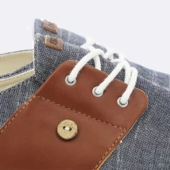 Tennis Bleu Marine Chinée -Urbain Soldes prod 33738 cypress tennis cuir bleu 687x687 c