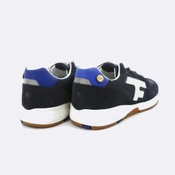 Runnings Marine & Bleu 10 Runnings Marine & Bleu -Urbain Soldes prod 33799 olive runnings cuir bleu blanc 687x687 c