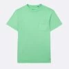 T-shirt Col Rond Vert Jade -Urbain Soldes prod 33965 migne t shirt coton coton recycle lin vert 687x687 c