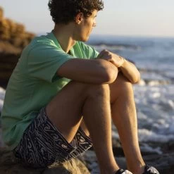 T-shirt Col Rond Vert Jade -Urbain Soldes prod 33966 migne t shirt coton coton recycle lin vert 687x687 c