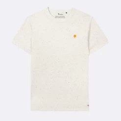 T-shirt Col Rond écru & Multicolore