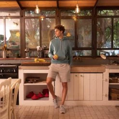 Runnings Vert D'eau & Marine -Urbain Soldes prod 34045 elm runnings cuir gris vert bleu 687x687 c