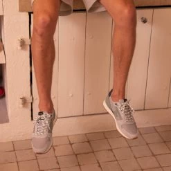 Runnings Vert D'eau & Marine -Urbain Soldes prod 34048 elm runnings cuir gris vert bleu 687x687 c