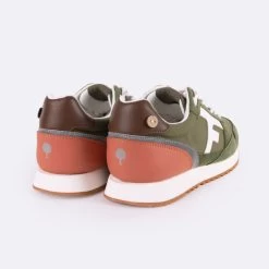 Runnings Kaki & Terracotta -Urbain Soldes prod 34099 runnings kaki terracotta polyester recycle suede elm 687x687 c