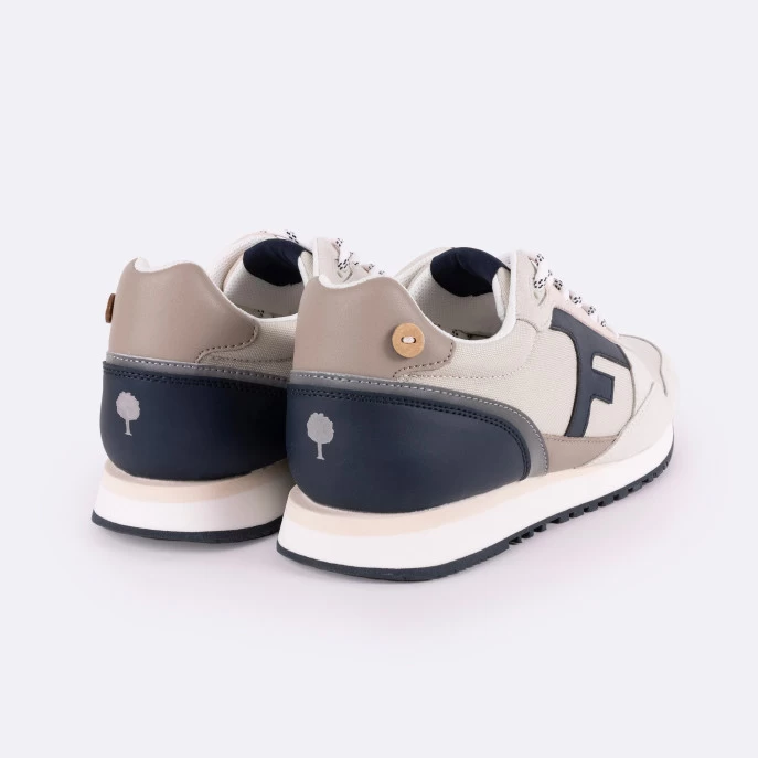 Runnings écrue & Marine 7 Runnings écrue & Marine – Image 5