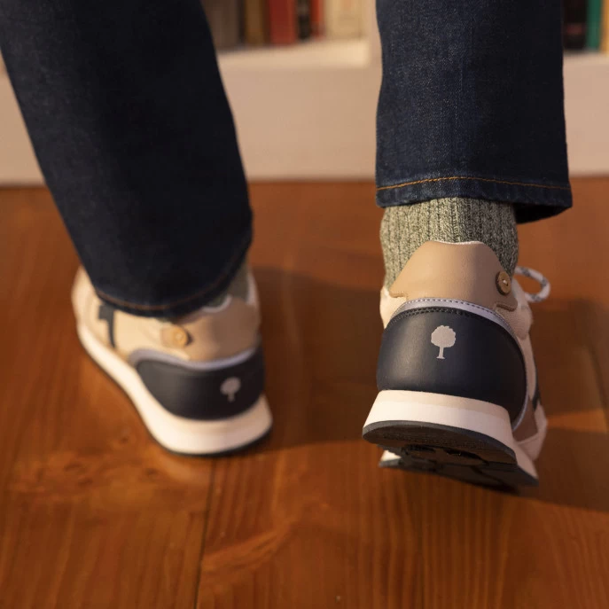 Runnings écrue & Marine 4 Runnings écrue & Marine – Image 2