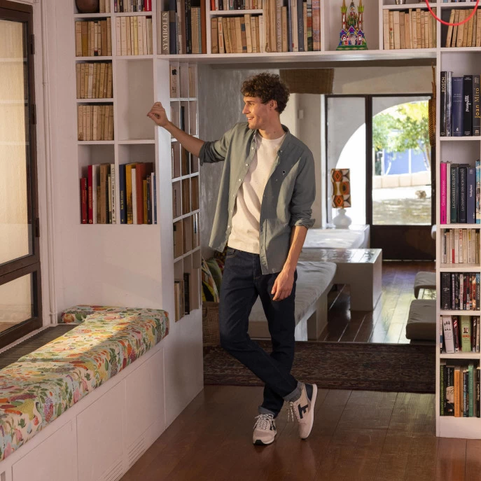 Runnings écrue & Marine 6 Runnings écrue & Marine – Image 4