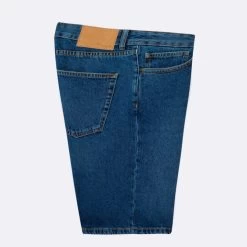 Short En Jean Medium Blue -Urbain Soldes prod 34182 denim short pantalon coton coton recycle bleu 687x687 c
