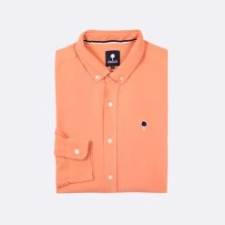 Chemise Pêche -Urbain Soldes prod 34258 ivoy chemise coton orange 687x687 c