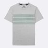 T-shirt Col Rond Gris Chiné & Kaki -Urbain Soldes prod 34295 olonne t shirt coton recycle polyester recycle gris vert 687x687 c