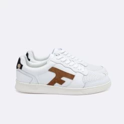 Baskets Blanche & Marron