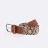 Ceinture Beige & Bleue -Urbain Soldes prod 34371 belt ceinture polyester recycle elasthanne beige bleu 687x687 c