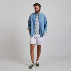 Short Lila 9 Short Lila -Urbain Soldes prod 34384 saulieu regular short coton lila 687x687 c