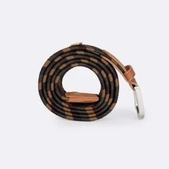 Ceinture Bordeaux & Camel