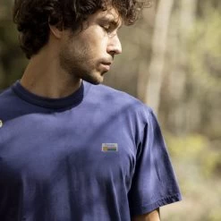 T-shirt Col Rond Bleu Indigo -Urbain Soldes prod 34814 t shirt col rond bleu indigo coton coton recycle lugny 687x687 c