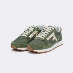 Runnings Kaki & Doré 10 Runnings Kaki & Doré -Urbain Soldes prod 35521 runnings kaki dore polyester recycle suede elm 687x687 c